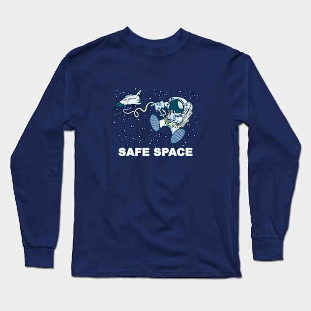 Safe Space Long Sleeve T-Shirt by FBdesign